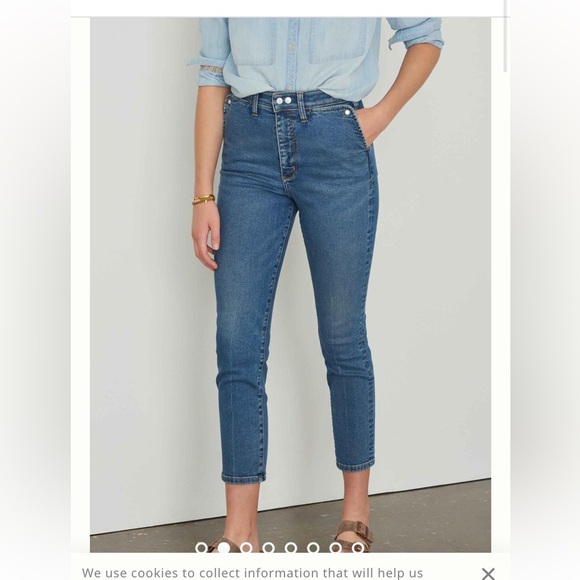 Pilcro The Cigarette Slim Jeans- size 25 P - Picture 9 of 9